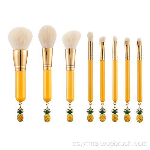 Nuevo 8pcs makeup cepillo conjunto de herramientas de maquillaje de belleza